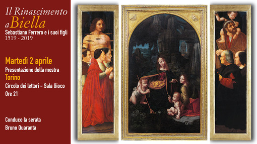 “Il Rinascimento a Biella. Sebastiano Ferrero e i suoi figli”, il 2 aprile la presentazione “Il Rinascimento a Biella. Sebastiano Ferrero e i suoi figli”, il 2 aprile la presentazione