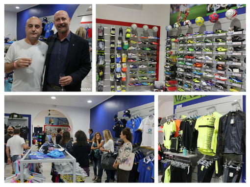 Albenga: ha aperto Macron Store, all'inaugurazione anche Massimo Massaia Albenga: ha aperto Macron Store, all'inaugurazione anche Massimo Massaia