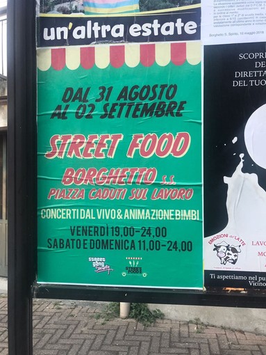 La "Street Gang" replica a ViviBorghetto per la manifestazione di Street Food La "Street Gang" replica a ViviBorghetto per la manifestazione di Street Food