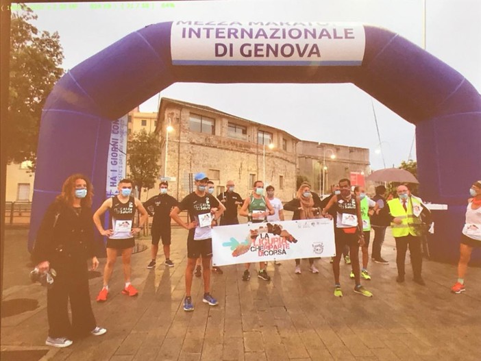 La Liguria che riparte di corsa, 157 atleti consegnano in regione le eccellenze enogastronomiche liguri