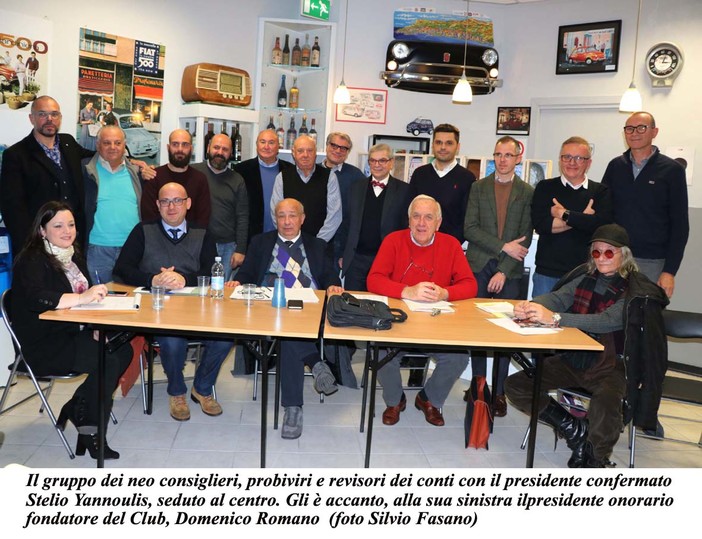 Garlenda: rinnovato il consiglio direttivo  del Fiat 500 Club Italia