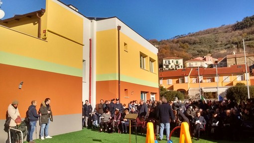 Inaugurata la nuova scuola dell'infanzia a Tovo San Giacomo