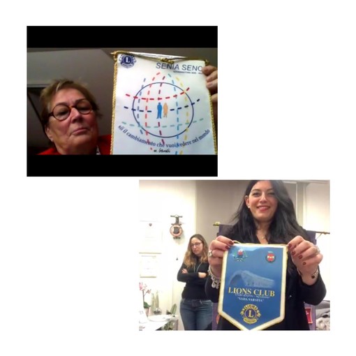 Lions Vado Ligure-Quiliano in smart working per incontrare il governatore del distretto 108 la3 Senia Seno Lions Vado Ligure-Quiliano in smart working per incontrare il governatore del distretto 108 la3 Senia Seno