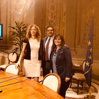 Autonomia Liguria, il presidente Toti e vicepresidente Viale incontrano il neo ministro agli Affari Regionali Erika Stefani