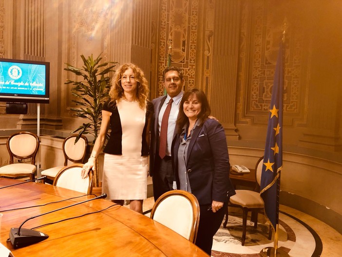 Autonomia Liguria, il presidente Toti e vicepresidente Viale incontrano il neo ministro agli Affari Regionali Erika Stefani