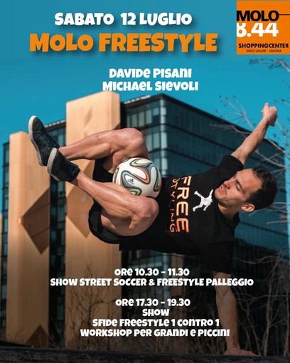 Molo Freestyle: sport, spettacolo e divertimento arrivano nello shopping center di Vado