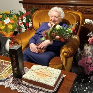 Giusvalla, Franca Perrone spegne 100 candeline: gli auguri del sindaco