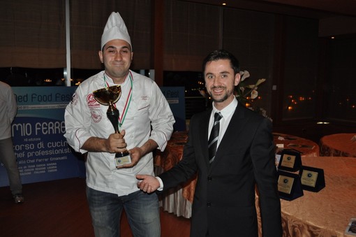 Da sx lo chef Claudio Sticco e l' assessore Luca Lettieri ed alcuni momenti della manifestazione
