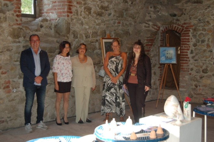 Millesimo, inaugurata la collettiva caARTEiv al Castello Del Carretto