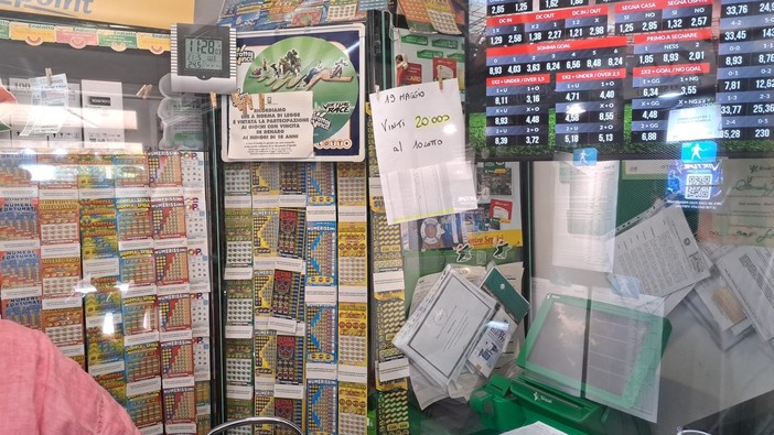 Celle Ligure, vinti 20mila euro al 10eLotto Celle Ligure, vinti 20mila euro al 10eLotto