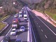 Coda in Autostrada tra Savona e Spotorno direzione Ventimiglia Coda in Autostrada tra Savona e Spotorno direzione Ventimiglia