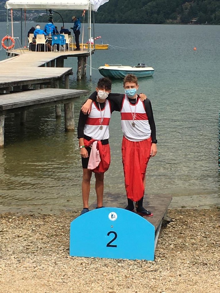 Michael Battaglia e Filippo Spezialetti all'argento nei 2000 metri Michael Battaglia e Filippo Spezialetti all'argento nei 2000 metri