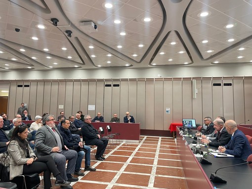 Albenga, le promesse di Bucci al sindaco Tomatis: "Sicurezza idrogeologica e ospedale al centro dell'attività della Regione"