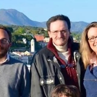 A sinistra il Sindaco Marco Beltrame e al centro Eugenio Tusacciu