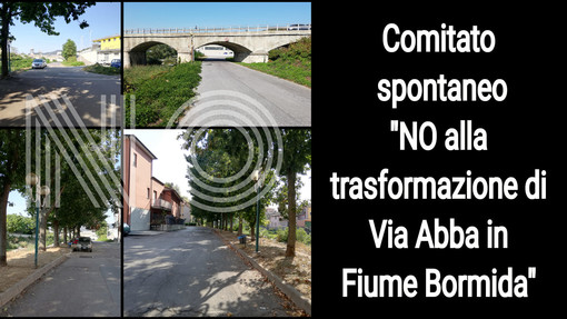 Carcare, oltre 400 firme già raccolte dal Comitato “NO alla trasformazione di Via Abba in Fiume Bormida!”