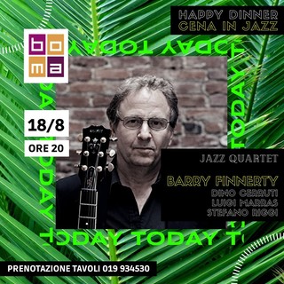 Varazze, al Boma l’appuntamento settimanale con il jazz: il 18 agosto l’esibizione dello statunitense Barry Finnerty