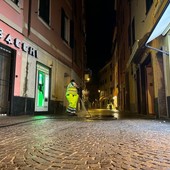 Un intervento di pulizia a Celle da parte di Sat Un intervento di pulizia a Celle da parte di Sat