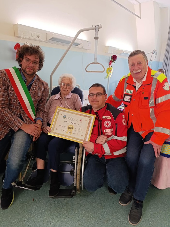 Stella, 100 anni per Gina Pongibove: entra nel club dei centenari