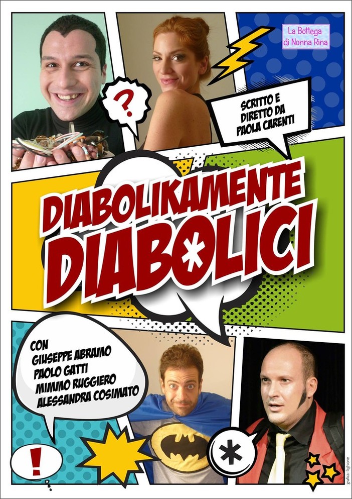 A Cairo Montenotte in anteprima la commedia “Diabolikamente Diabolici"