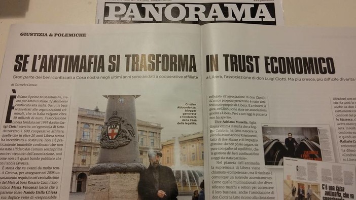 L'atteggiamento "ambiguo" di Libera Savona: le accuse di Cristian Abbondanza su "Panorama" L'atteggiamento "ambiguo" di Libera Savona: le accuse di Cristian Abbondanza su "Panorama"