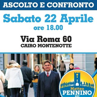 Elezioni 2017, "Matteo Pennino per Cairo" inaugura il point elettorale