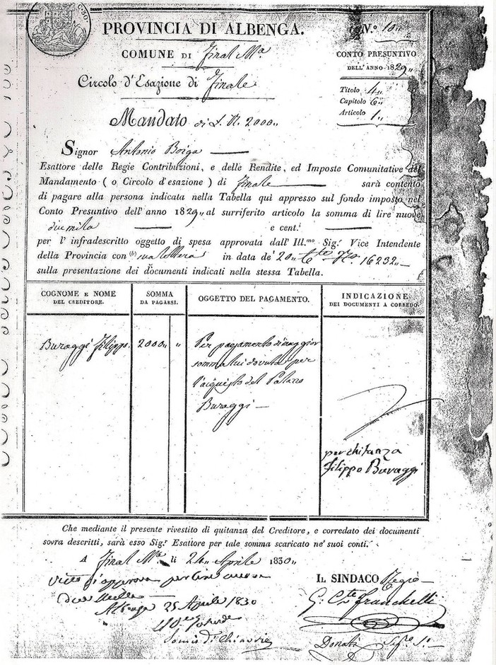 Angelo Tortarolo: "Nell'Archivio Storico sono custodite tutte le vicende degli affreschi nel palazzo comunale di Finale" Angelo Tortarolo: "Nell'Archivio Storico sono custodite tutte le vicende degli affreschi nel palazzo comunale di Finale"