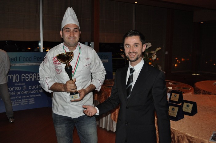 Da sx lo chef Claudio Sticco e l' assessore Luca Lettieri ed alcuni momenti della manifestazione