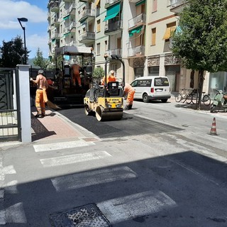 Albissola, terminata la prima tranche dei lavori per il "Piano Asfalti"