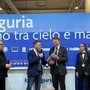 Regione Liguria a Vinitaly: Alessandro Piana accoglie il ministro Lollobrigida con lo Sciacchetrà delle Cinque Terre DOC affinato nel Mar Ligure