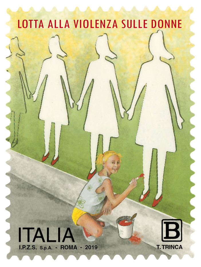 Lotta alla violenza sulle donne: emesso francobollo