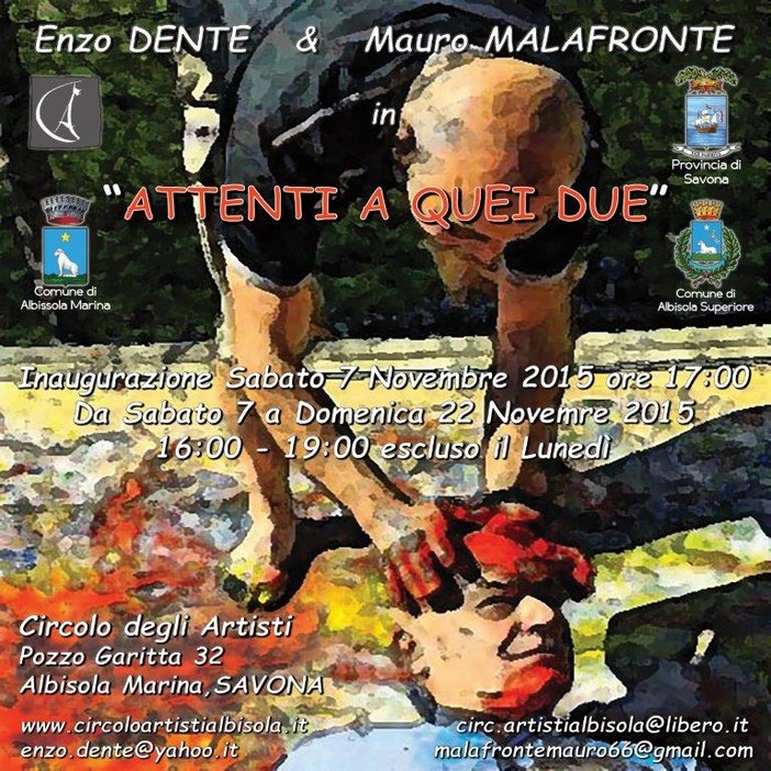 Albissola Marina inaugurazione della bipersonale dei Maestri Dente e Malafronte Albissola Marina inaugurazione della bipersonale dei Maestri Dente e Malafronte