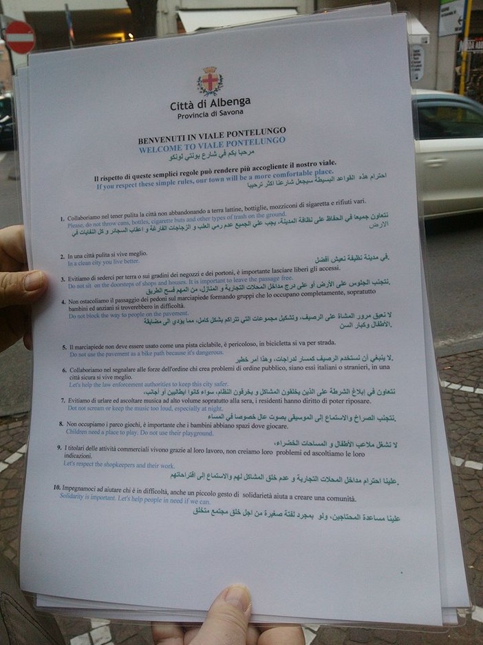 Albenga: un "decalogo di buona condotta" per fare rinascere Pontelungo