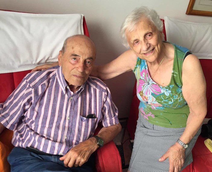 Coniugi albisolesi festeggiano 65 anni di matrimonio