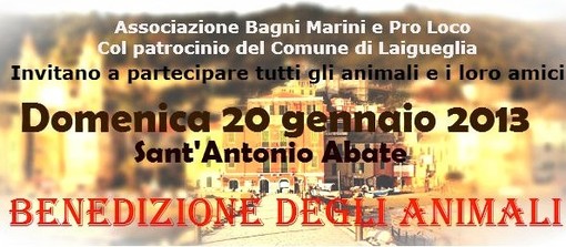 "Benedizione degli animali" a Laigueglia