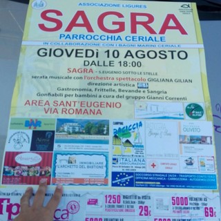 Stasera Sagra di S.Eugenio a Ceriale