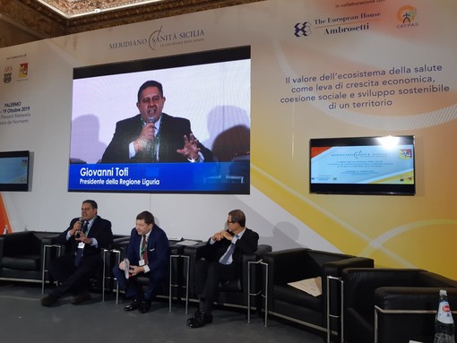 Sanità. Toti al convegno del Forum Ambrosetti a Palermo: "Dal confronto tra regioni la sostenibilità dell'intero sistema"