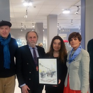 Da sinistra: Antonio Rossello, Beppe Ricci, Nicoletta Negro, Luisa Cevasco e Federico Marzinot
