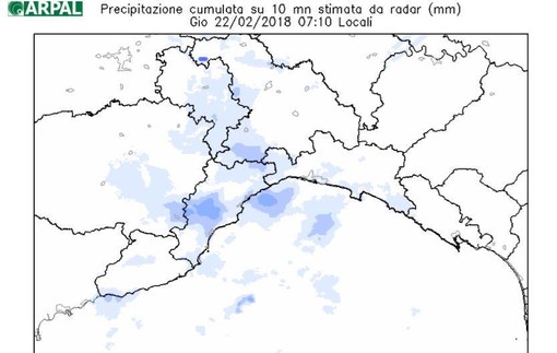 Allerta meteo, la Provincia di Savona si alza sotto nuvole e pioggia