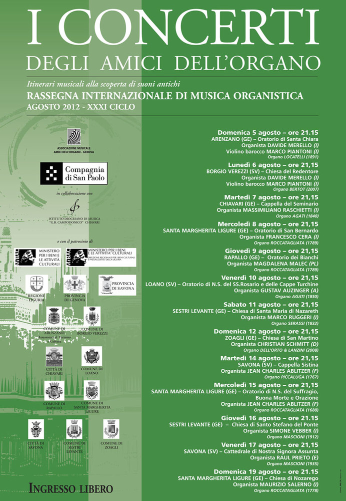 Itinerari musicali alla scoperta dei suoni antichi, anche a Savona