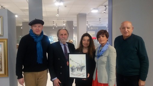 Da sinistra: Antonio Rossello, Beppe Ricci, Nicoletta Negro, Luisa Cevasco e Federico Marzinot