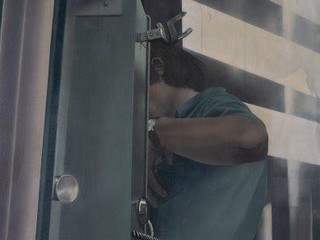 Cabina telefonica, 1973, acrilico su tela, cm 120 x 100, collezione privata Cabina telefonica, 1973, acrilico su tela, cm 120 x 100, collezione privata