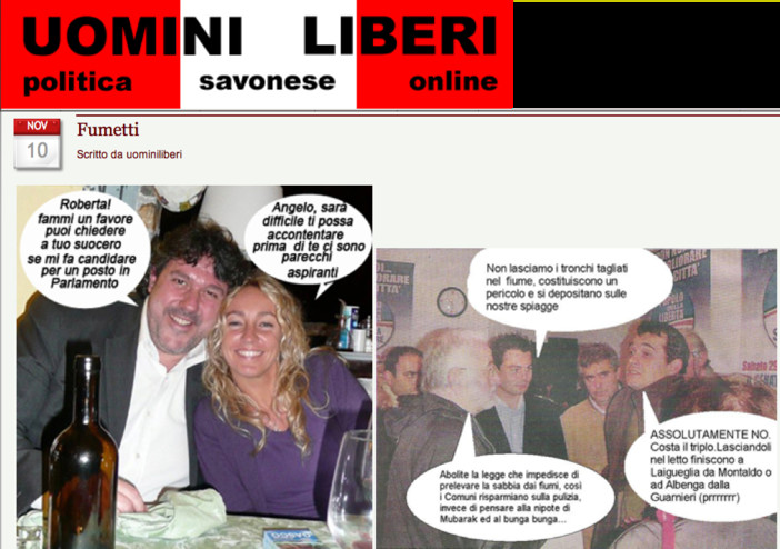 Forzano non gradisce i "fumetti" di UominiLiberi Forzano non gradisce i "fumetti" di UominiLiberi