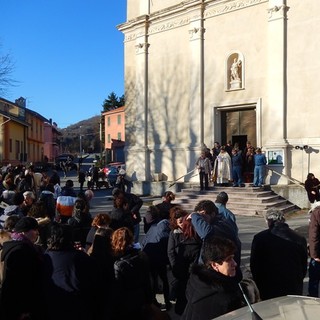 Anche due asinelli alla tradizionale benedizione degli animali di Sant'Antonio a Pallare