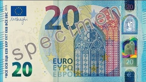 Savonesi senza soldi ma con la banconota da 20 euro nuova: presentato il nuovo taglio, in circolazione dal 25 novembre