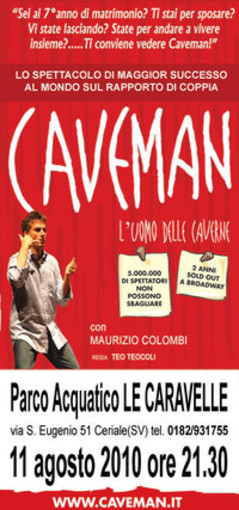 Ceriale: stasera il grande spettacolo con Caveman