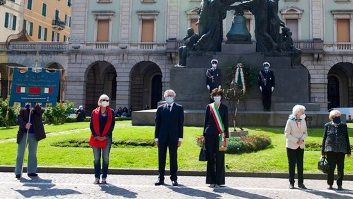 Savona celebra il 25 aprile, Caprioglio: "Non c'è democrazia senza senso di appartenenza"