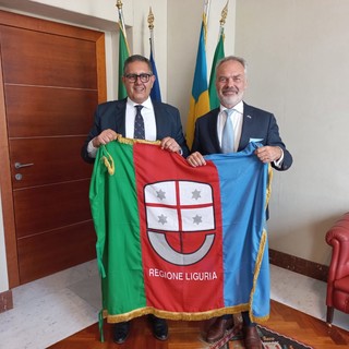 Il presidente Toti incontra l'ambasciatore di Svezia