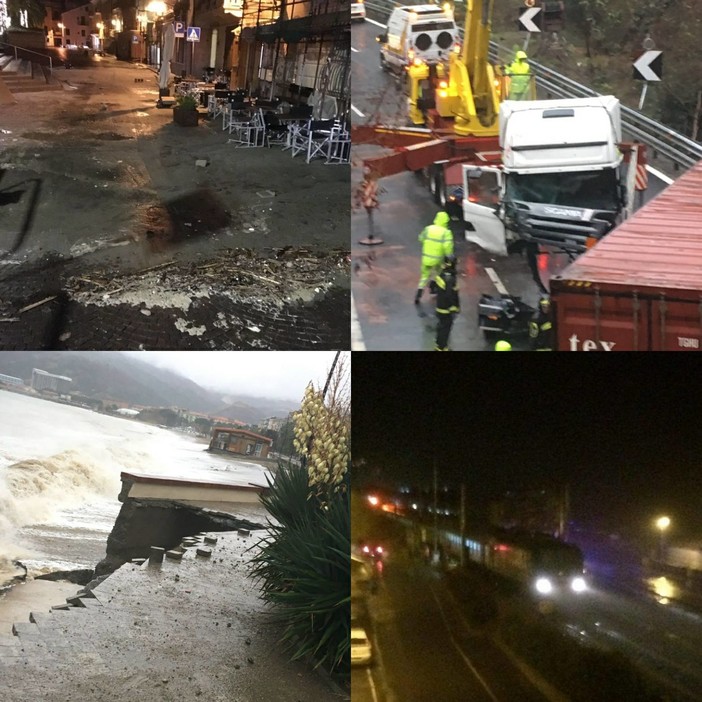 Allerta Meteo. Apocalisse di disagi nel savonese: viabilità, treni, luce e comunicazioni KO in molti Comuni