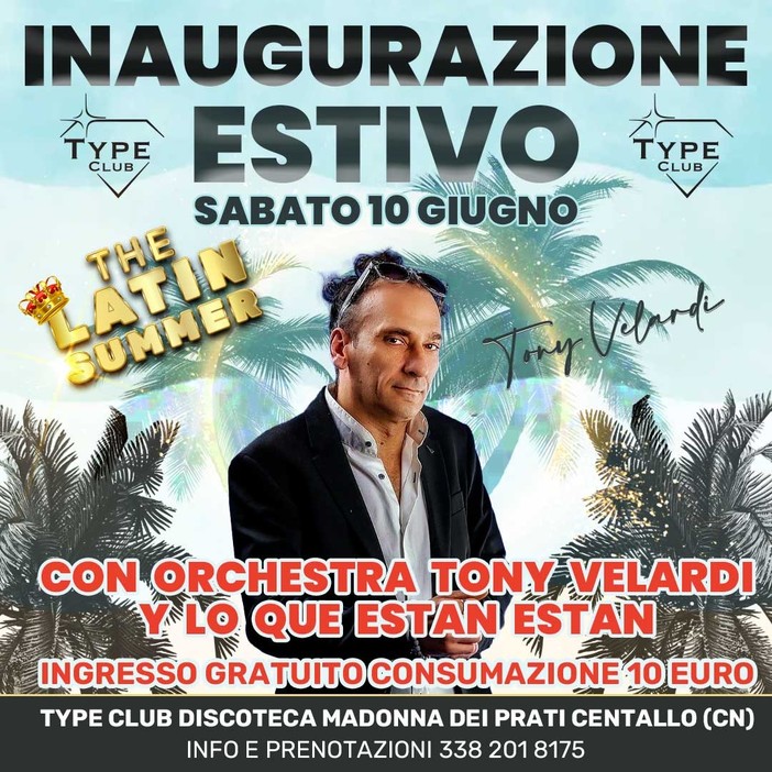 Dal Piemonte: inaugurazione estiva! A Cuneo il concerto live di Tony Velardi Dal Piemonte: inaugurazione estiva! A Cuneo il concerto live di Tony Velardi