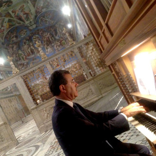 L'organista della Cappella Musicale Pontificia Sistina in concerto in cattedrale ad Albenga